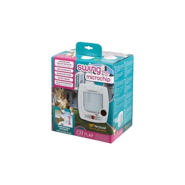 Kattlucka Swing Microchip Brun