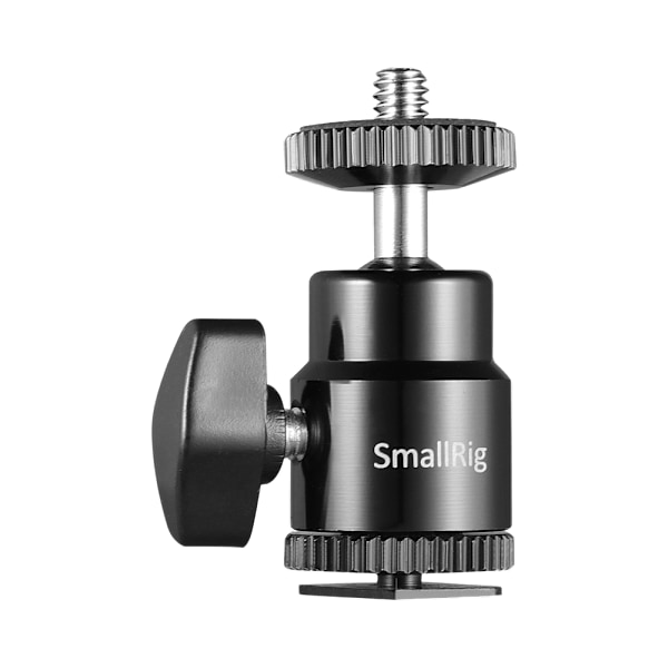SMALLRIG 2059 Camera Cold Shoe -Ballhead-1/4"Sc 2P