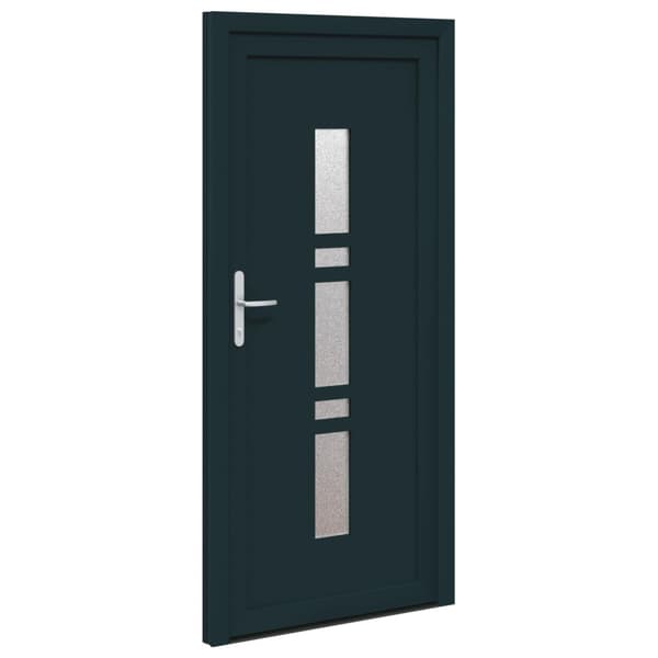 Framdörr Antracit 98 x 208 cm PVC