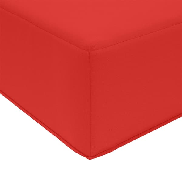 Utomhus Soffa Kudde Röd 80 x 80 x 8 cm Polyester