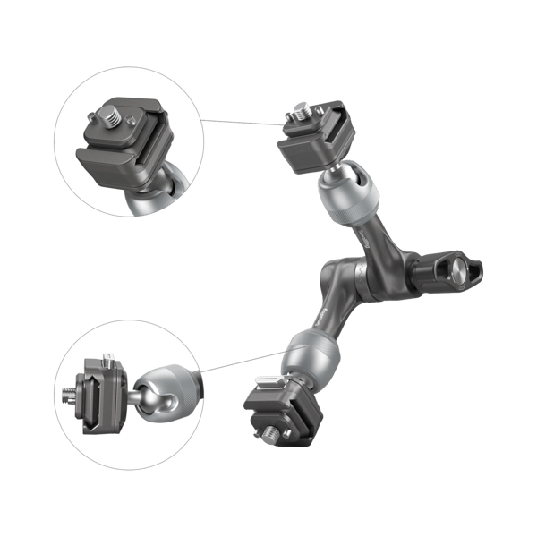 SmallRig 4490 HawkLock H21 Quick Release Rosette Magic Arm (7")