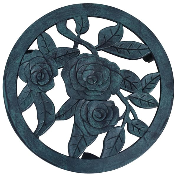 Blomvagnar 6 st grön 38 cm plast