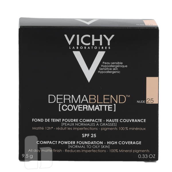 Vichy Dermablend Covermatte Compact Powder SPF25 9.5 gram Dam