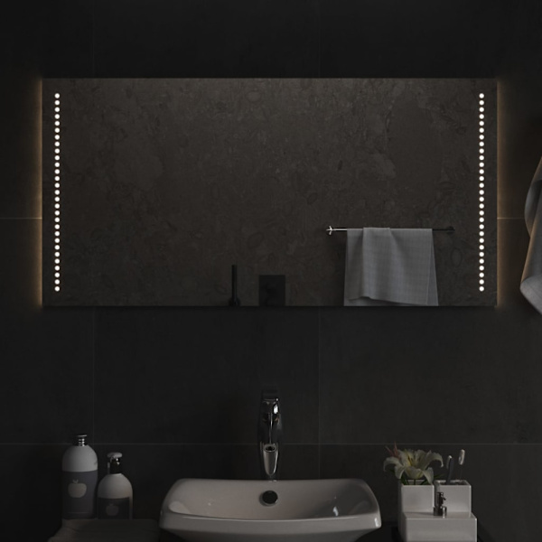 Badrumsspegel LED 100x50 cm