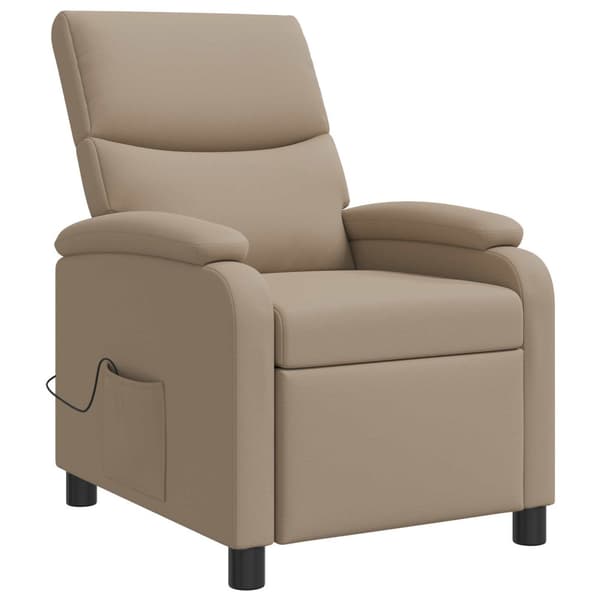 Massagefåtölj Cappuccino Konstläder