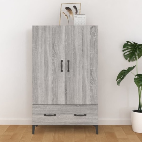 Högskåp grå sonoma 70x31x115 cm konstruerat trä
