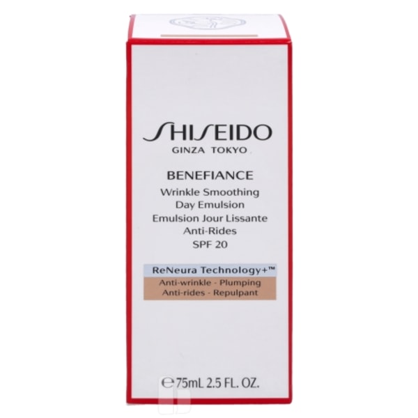 Shiseido Benefiance Wrinkle Smoothing Day Emulsion SPF20 75 ml Dam