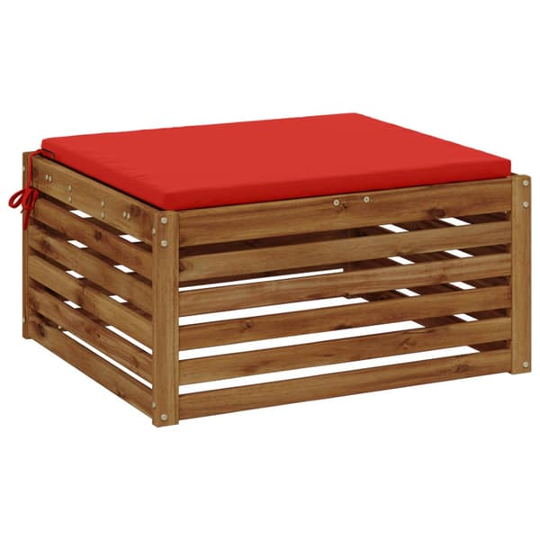 1-delad Sittdyna SOEST 100% Polyester Röd 60 x 60 x 3 cm