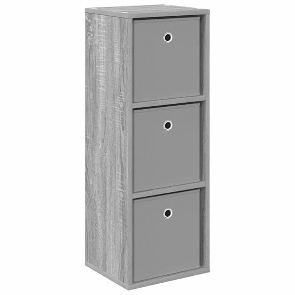 Sideboard med låda Grå Sonoma 30,5 x 27 x 84,5 cm