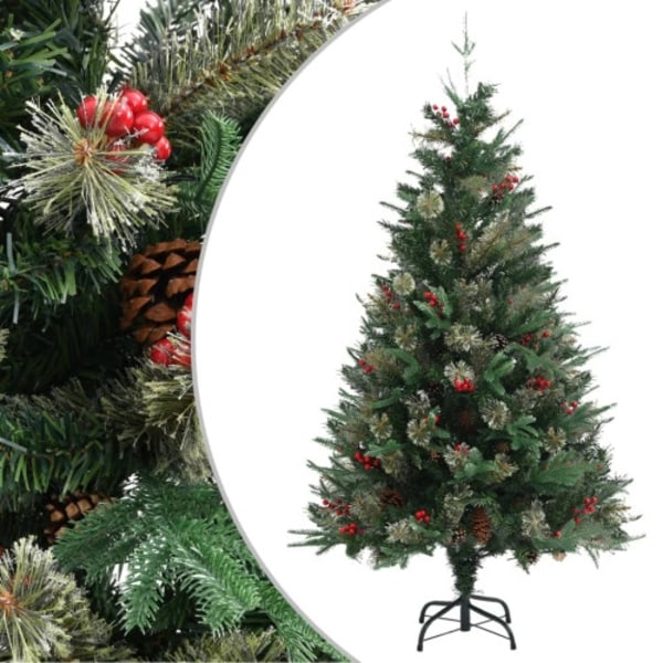 Plastgran och kottar grön 150 cm PVC&PE
