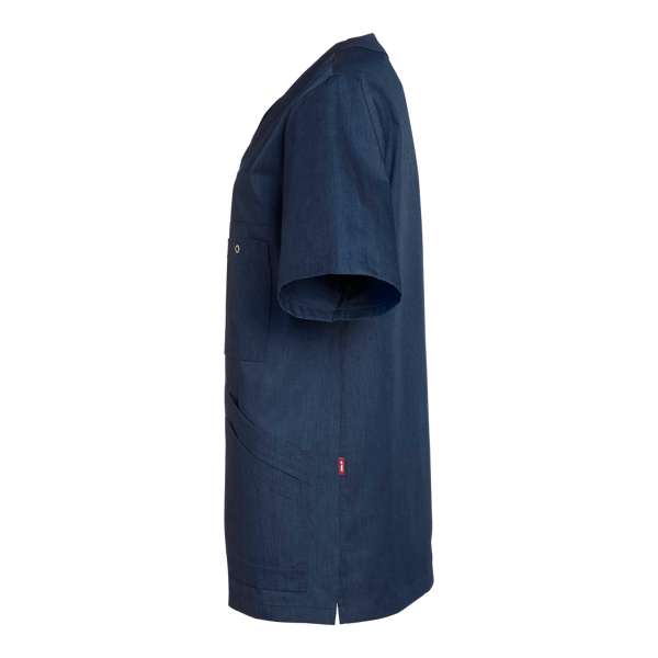 Malte V-Tunic Blue melange Unisex
