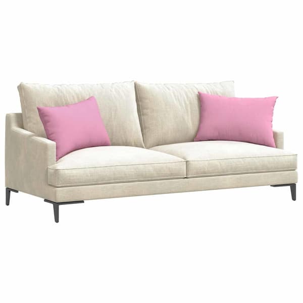 Sofakuddar 2 pcs Rosa 60 x 40 cm tyg