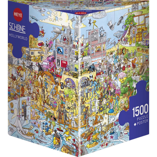 Triangular, Hollyworld, Pussel, 1500 bitar, Heye