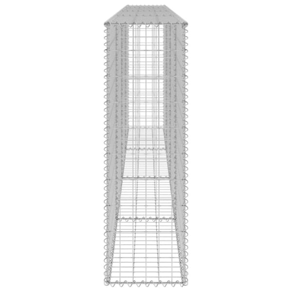 Gabionmur galvaniserat stål 300x30x100 cm