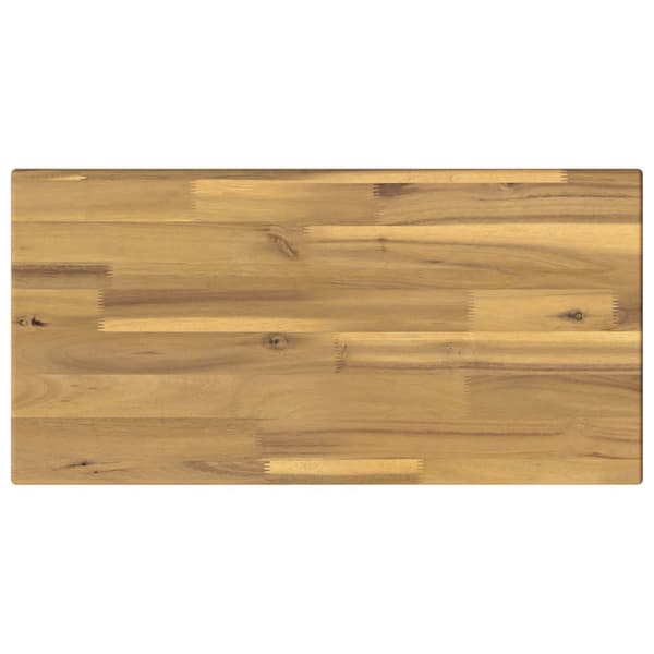 Rektangulärt Bordsskiva 90 x 50 x 3,5 cm Rektangulär Vit