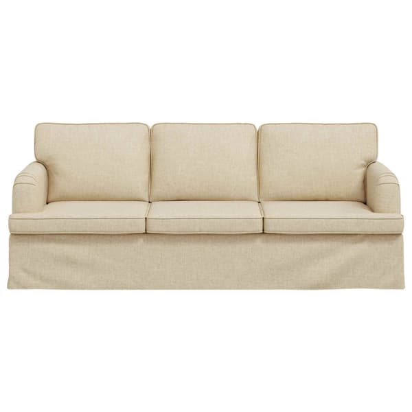 Soffa Kräm 201 x 80 x 85 cm tyg