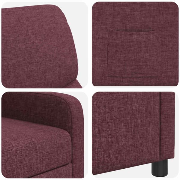 Recliner Lila Tyg