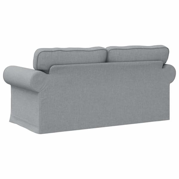 Soffa Ljusgrå 175 x 82 x 80 cm tyg