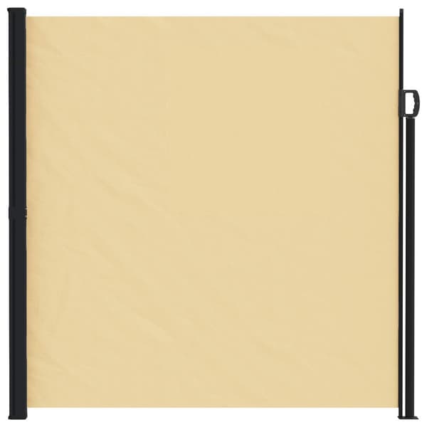 Utfällbar sidomarkis Sand 500 x 220 cm Polyester