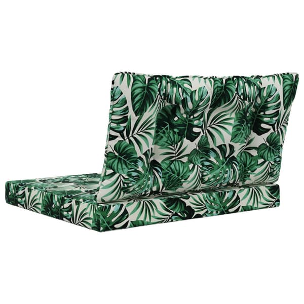 Utomhus Soffa Kudde 2 pcs Bladmönster Polyester