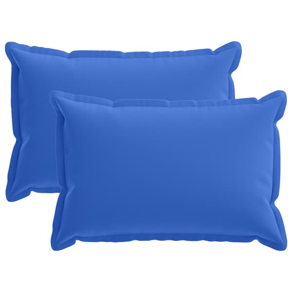 Kuddöverdrag 2 st HOUTEN Kungsblå 50 x 80 cm Polyester