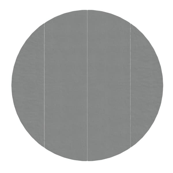 Bottenmatta ljusgrå Ø458 cm polyester geotextil