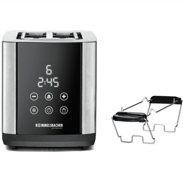 Brödrost Sunny TO 850 Rostfri LED-Disp Touch Control