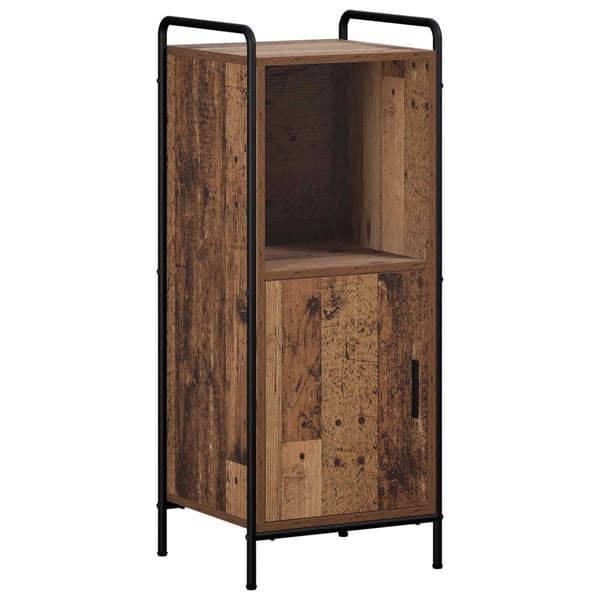 Badrumsskåpsset 3 st Gammalt trä 40 x 36 x 99,5 cm