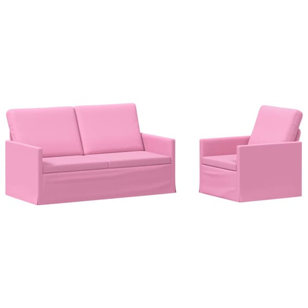 Soffset 2 st Rosa Tyg