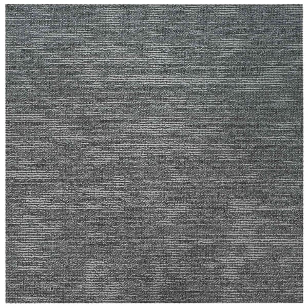 Mattan platta Stengrå 50 x 50 cm 36 pcs PP och Bitumen