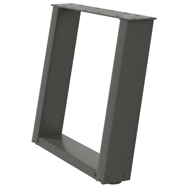 Soffbordsben U-formade 2 st antracit 50x(42-43) cm stål