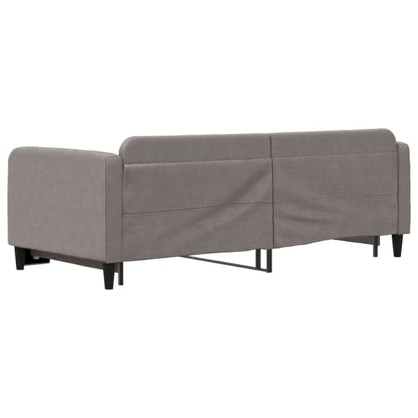 Dagbädd utdragbar taupe 90x200 cm tyg