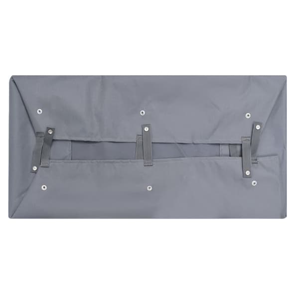 Innerfoder till trädgårdsvagn mörkgrå 81x41x21 cm tyg