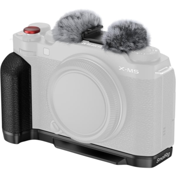 SmallRig 4876 L-Shape Mount Plate with Silicone Handle for FUJIFILM X-M5 Black