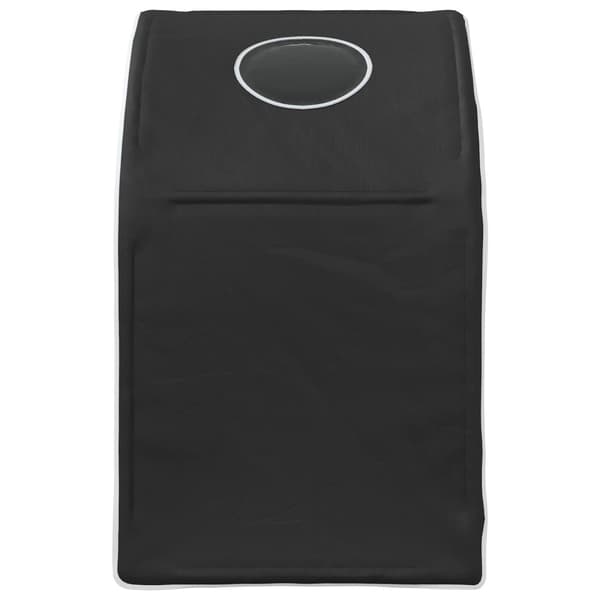Sängtunnel 2 pcs Svart 211 x 52,5 x 2 cm Polyester