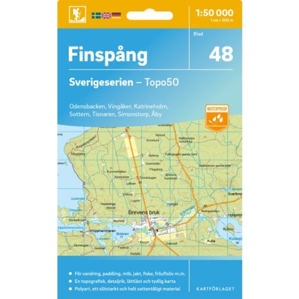 48 Finspång Sverigeserien Topo50