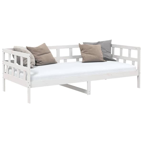 Dagbädd vit massiv furu 90x190 cm
