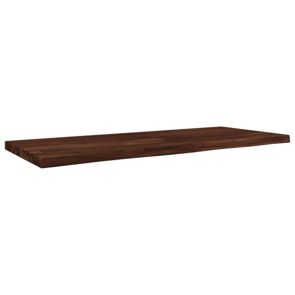 Rektangulärt Bordsskiva 90 x 50 x 3,5 cm Rektangulär Mörkbrun
