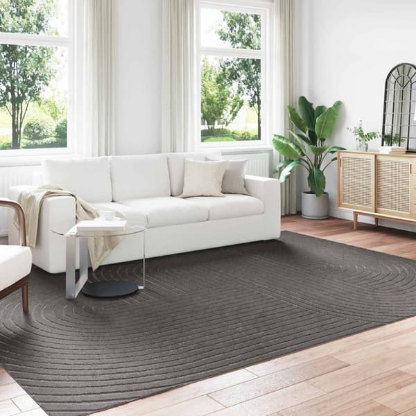 Områdesmattor PALMERAS Antracit 340 x 240 cm Polyester