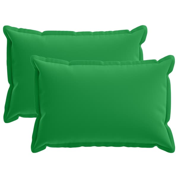 Kudde med kudde HOUTEN 2 st Grön Polyester