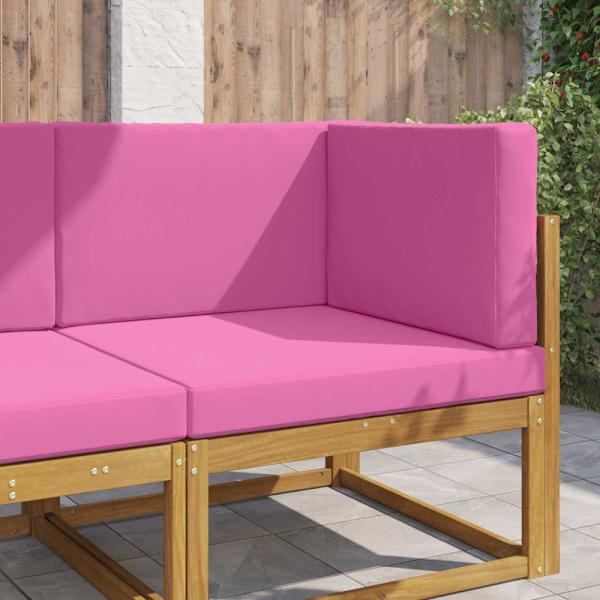 Utomhus Soffa Kudde 3 pcs Rosa Polyester