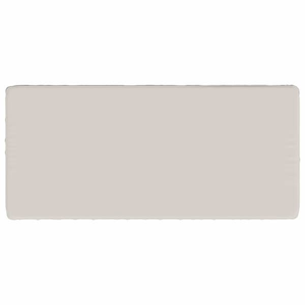 1-delad Bänk Kudde VUGHT 100% Polyester Vit 120 x 50 x 5 cm