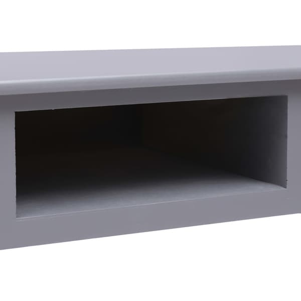 Skrivbord grå 110x45x76 cm trä