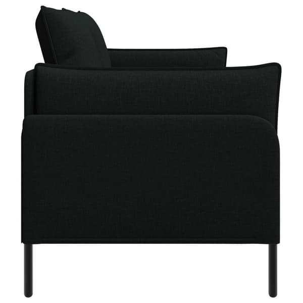 2-sits soffa Svart 188 x 81 x 89 cm Tyg