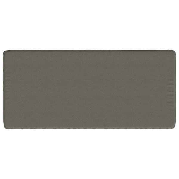 1-delad Bänk Kudde VUGHT 100% Polyester Grå 110 x 50 x 5 cm