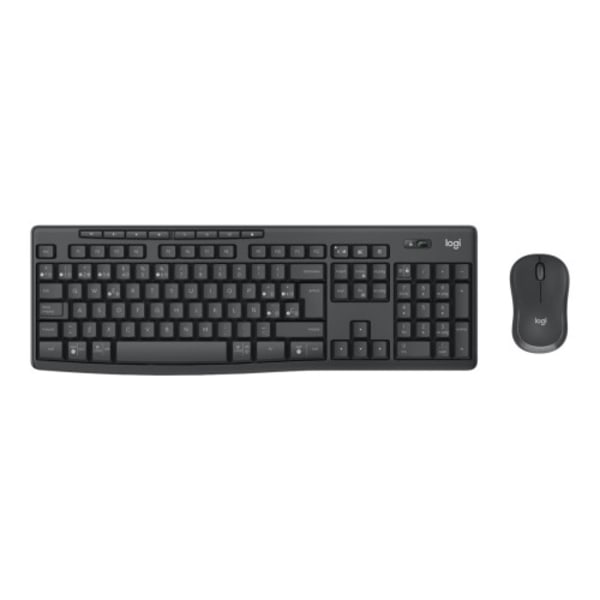 Logitech MK370 Combo for Business - sats med tangentbord och mus - QWERTY - USA, internationellt - grafit Inmatningsenhet