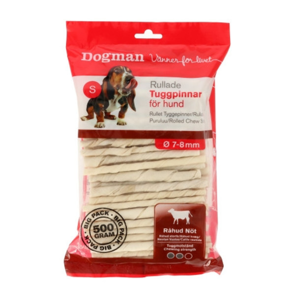 Tuggpinnar Rullade 100p Vit 12,5cm