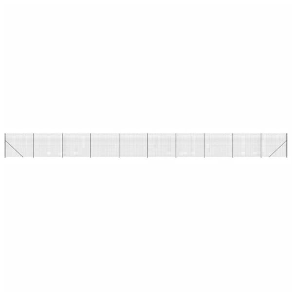 Stängsel med stolpsko antracit 1,4x25 m