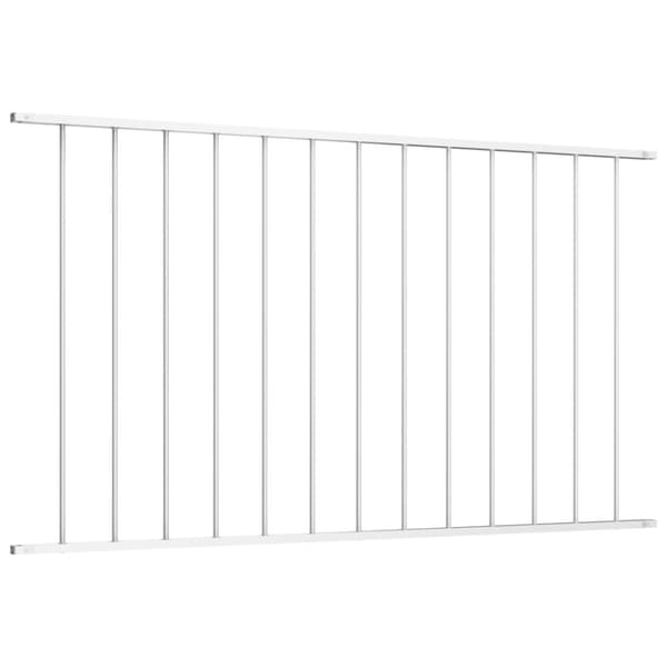 Staketpanel Woerden pulverlackerad stål 1,7x1,17 m vit