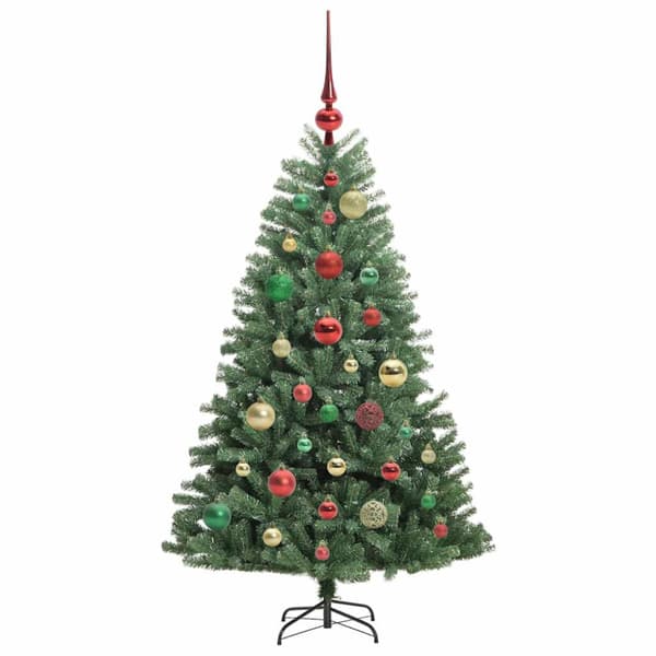 Plast Hingad Julgran Grön 120 cm PVC och metall